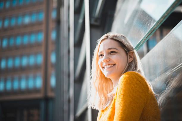 istock happy young blond woman 1152226201