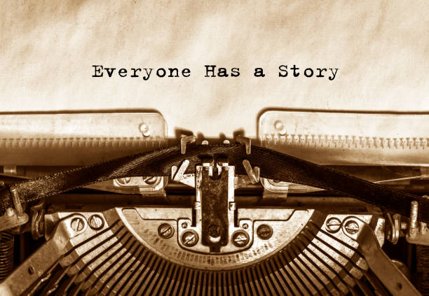 istock Everyone Has a Story printed on a sheet of paper 1152226563