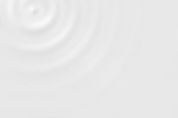 istock Top view of white water ring or white liquid surface, soft background texture 1152227904
