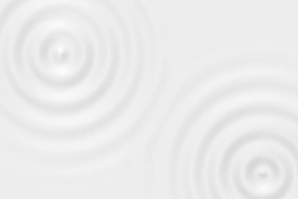 istock Top view of white water ring or white liquid surface, soft background texture 1152227912
