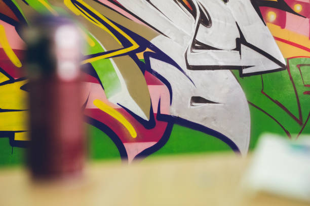 istock Colorful street art graffiti 1152231062