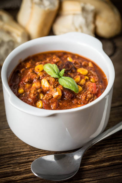 istock Mexican Chili with meat. 1152241484