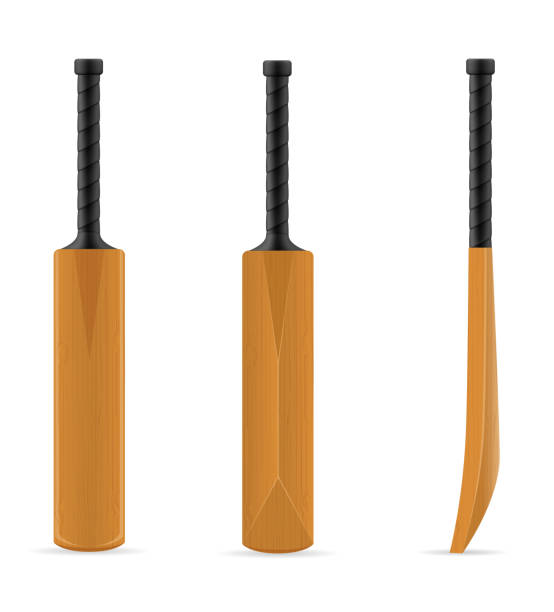 istock cricket bat for a sports game stock vector illustration 1152242930