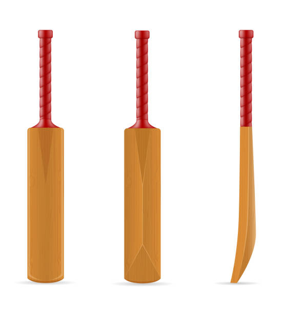 istock cricket bat for a sports game stock vector illustration 1152242985