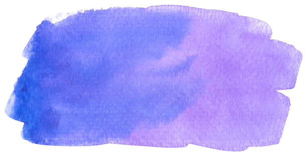 istock watercolor blue stain on a white background with paper texture. 1152250746