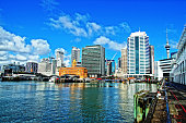 The ferry terminal in downtown Auckland, New Zealand