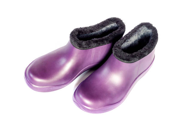 istock Rubber insulated galoshes isolated on white background 1152251168