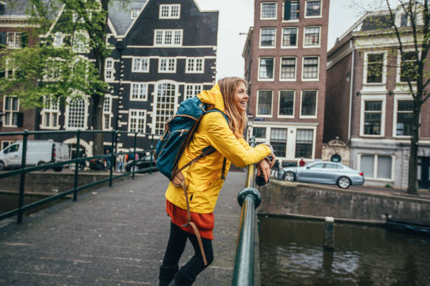 istock Rainy and cold day in Amsterdam 1152257734