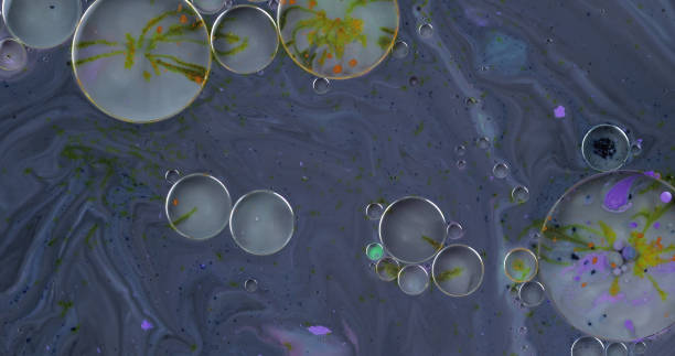 istock Fantastic structure of colorful bubbles. Abstract multicolored background. Macro 1152262662