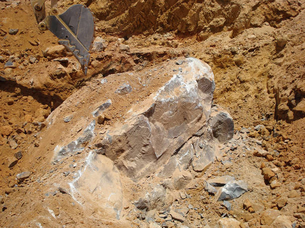 istock Blasted Rock at Gas Pipeline Construction 1152262907