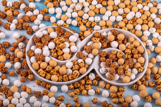 istock Turkish leblebi.Turkish Double roasted chickpea. Corum, Turkey 1152265474