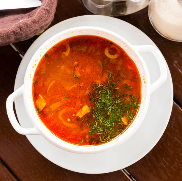istock Russian meat soup Solyanka 1152267431
