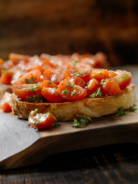 istock Bruschetta on Toasted Sourdough Bread 1152269725