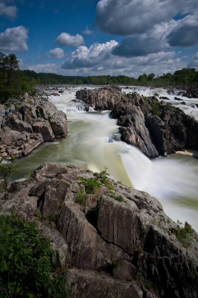 istock Great Falls National Park - Virginia Side Looking East 1152272289