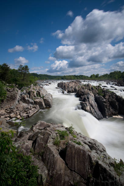 istock Great Falls National Park - Virginia Side Looking East 1152272335