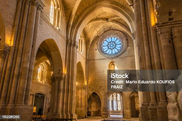 Partial View Of The Interior Of La Seu Vella Cathedral Lleida Spain Stock Photo - Download Image Now