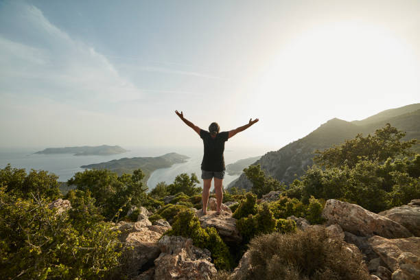 istock Success and Victory in the mountains 1152281414