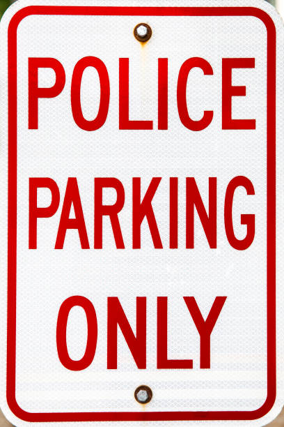 Sign, Police Parking Only