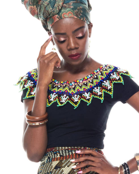 istock Profile view of African female 1152282780