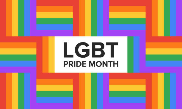 LGBT Pride Month 2019 in June. Lesbian Gay Bisexual Transgender. Celebrated annual. LGBT flag. Rainbow love concept. Human rights and tolerance. Poster, card, banner and background. Vector ilustration LGBT Pride Month 2019 in June. Lesbian Gay Bisexual Transgender. Celebrated annual. LGBT flag. Rainbow love concept. Human rights and tolerance. Poster, card, banner and background. Vector ilustration rainbow flag stock illustrations