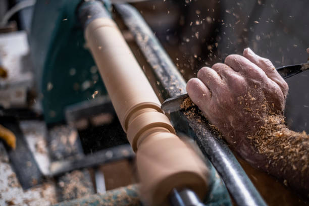 istock Carpenter's Atelier in a Busy Day. 1152284355