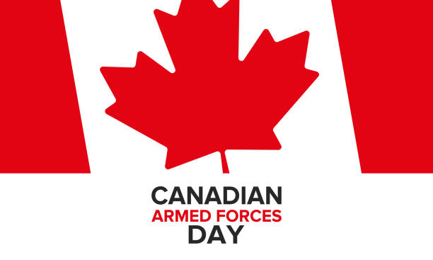 istock Canadian Armed Forces Day. National holiday, celebrated annual in June. Canada flag. Maple leaf design. Special tribute to the men and women of the Armed Forces. Poster, card, banner and background 1152287207