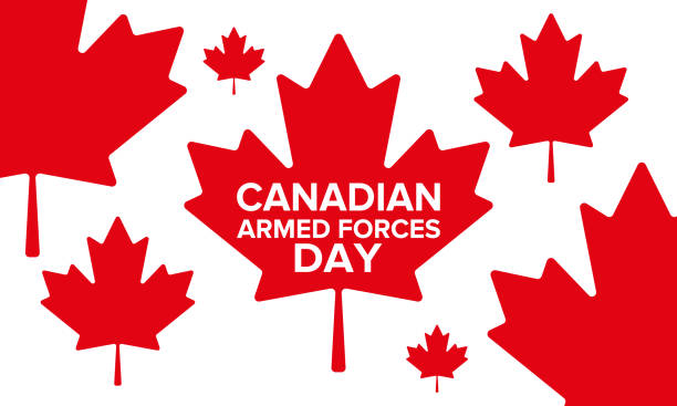 istock Canadian Armed Forces Day. National holiday, celebrated annual in June. Canada flag. Maple leaf design. Special tribute to the men and women of the Armed Forces. Poster, card, banner and background 1152287718