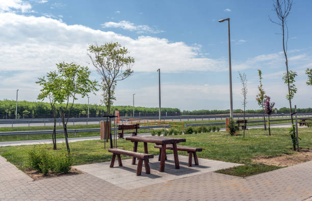 Recreation area on the highway.