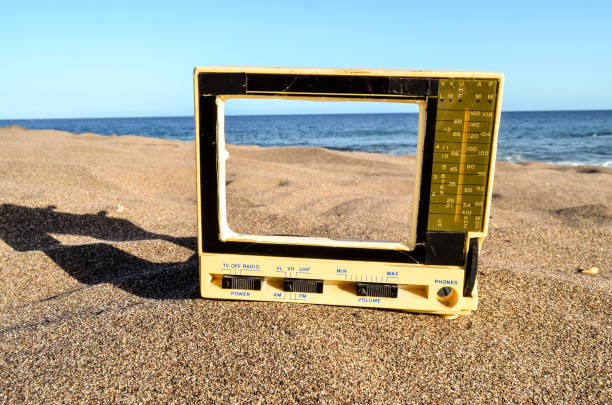 istock Television on the Sand Beach 1152299039