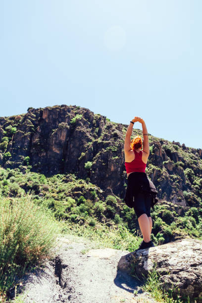istock Redhead girl at mountain 1152300813