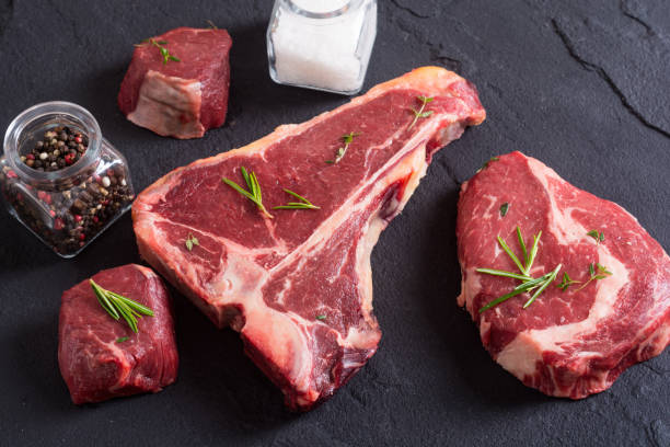 istock Variety of raw beef meat steak 1152307834