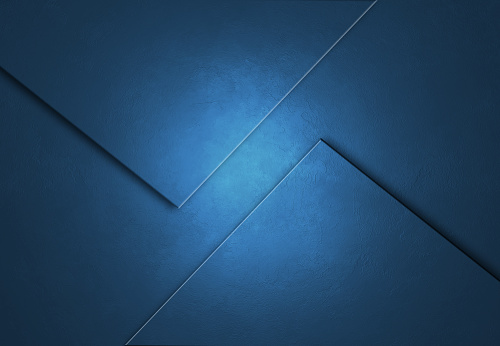 Digitally generated background with embossed triangle design.