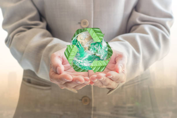 istock Ecological friendly - CSR corporate social responsibility concept: Elements of this image furnished by NASA 1152310297