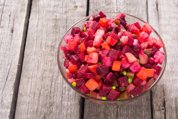 istock Traditional Russian salad vinaigrette 1152312511