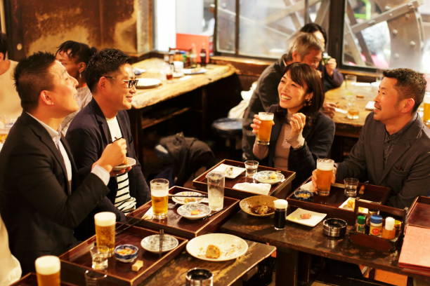 istock Enjoying traditional japanese  style pub”Izakaya” 1152324538