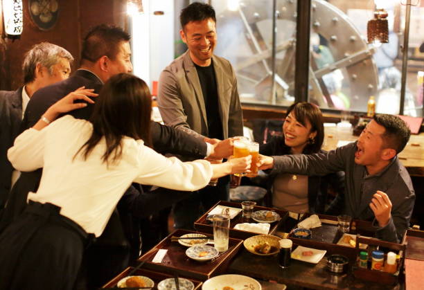 istock Enjoying traditional japanese  style pub”Izakaya” 1152324539