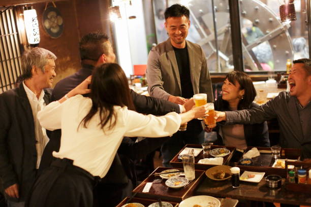 istock Enjoying traditional japanese  style pub”Izakaya” 1152324541