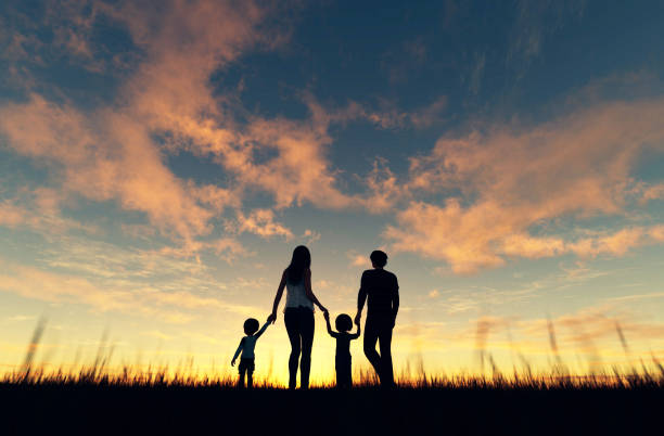 istock Family walking together 1152329596