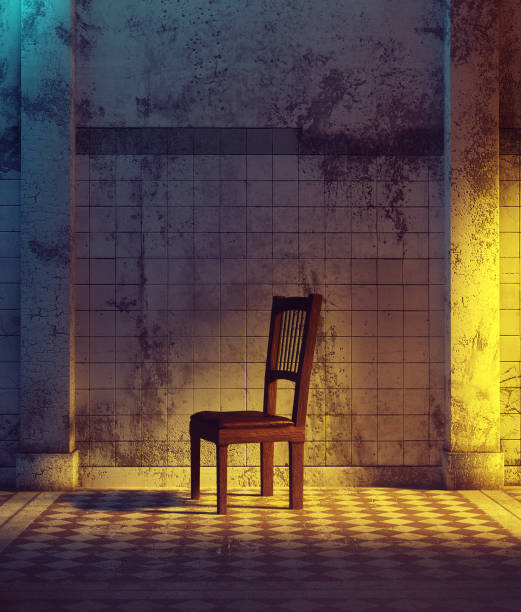 istock An old chair in haunted hallway 1152330249