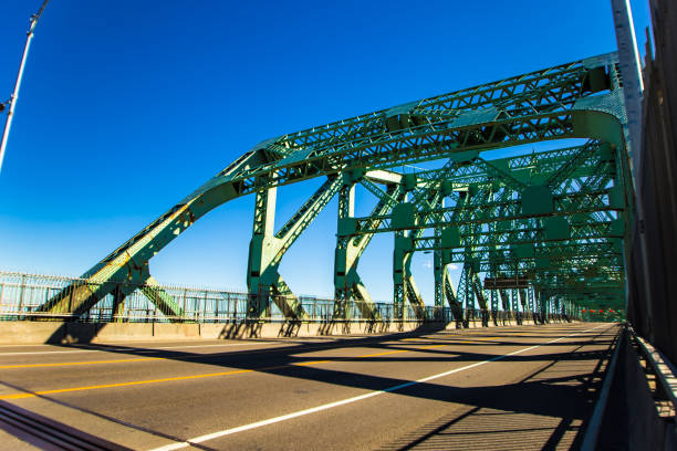 istock Empty Jacques Cartier Bridge in Montreal Quebec Canada 1152332308