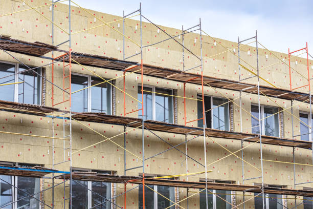 istock building facade under renovation with scaffolding 1152334889