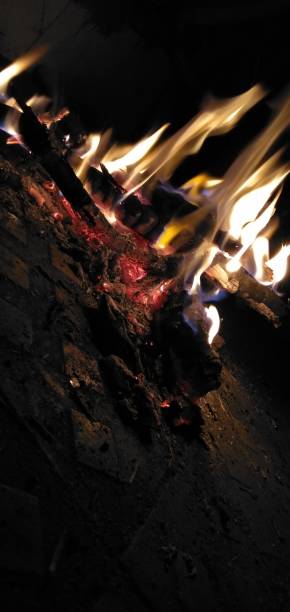 istock Bonfire picture in dark 1152340618