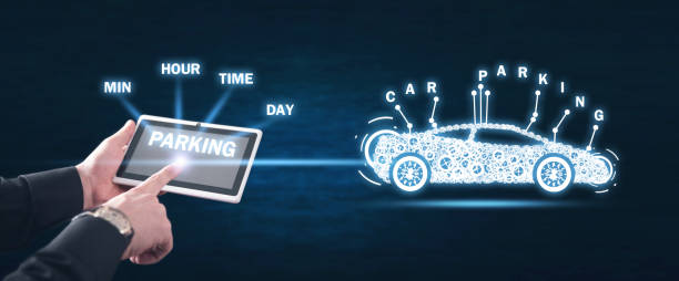 istock Car Parking Service. Searching Parking 1152340673