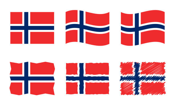 Ilustración de Noruega Bandera Vector Ilustración Colores De La Bandera Del Reino De Noruega y más Vectores Libres Derechos de Abrigo - iStock