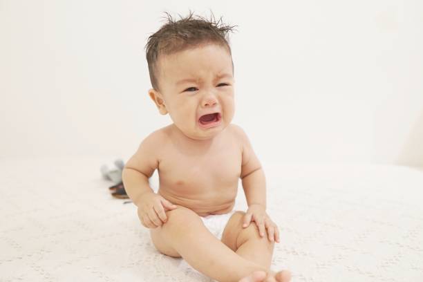 istock Crying cute little boy. 1152349808