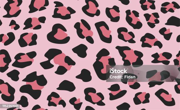 Pastel Pink Colorful Leopard Fur Seamless Pattern Wild Exotic, Leopard Print  Wallpaper 