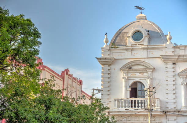 Historical center in sunny weather