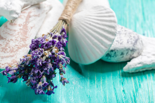 istock Fresh lavender on wood 1152354092