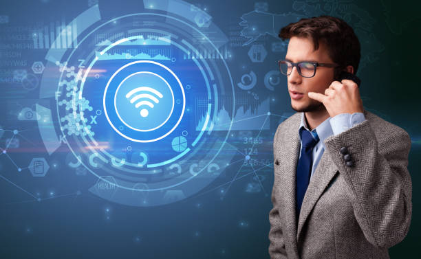 istock Person talking on the phone with calling concept 1152354906