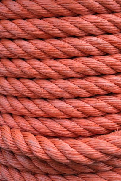 istock Close-up of coiled rope 1152359014